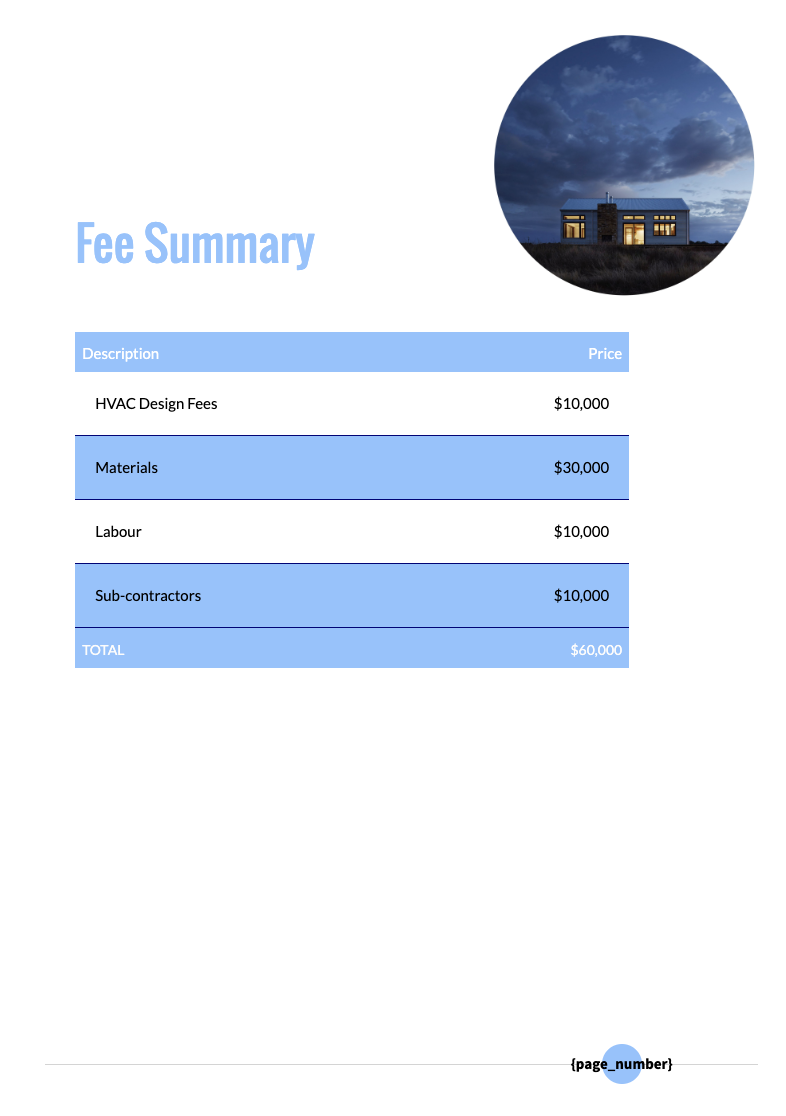 HVAC Proposal Template